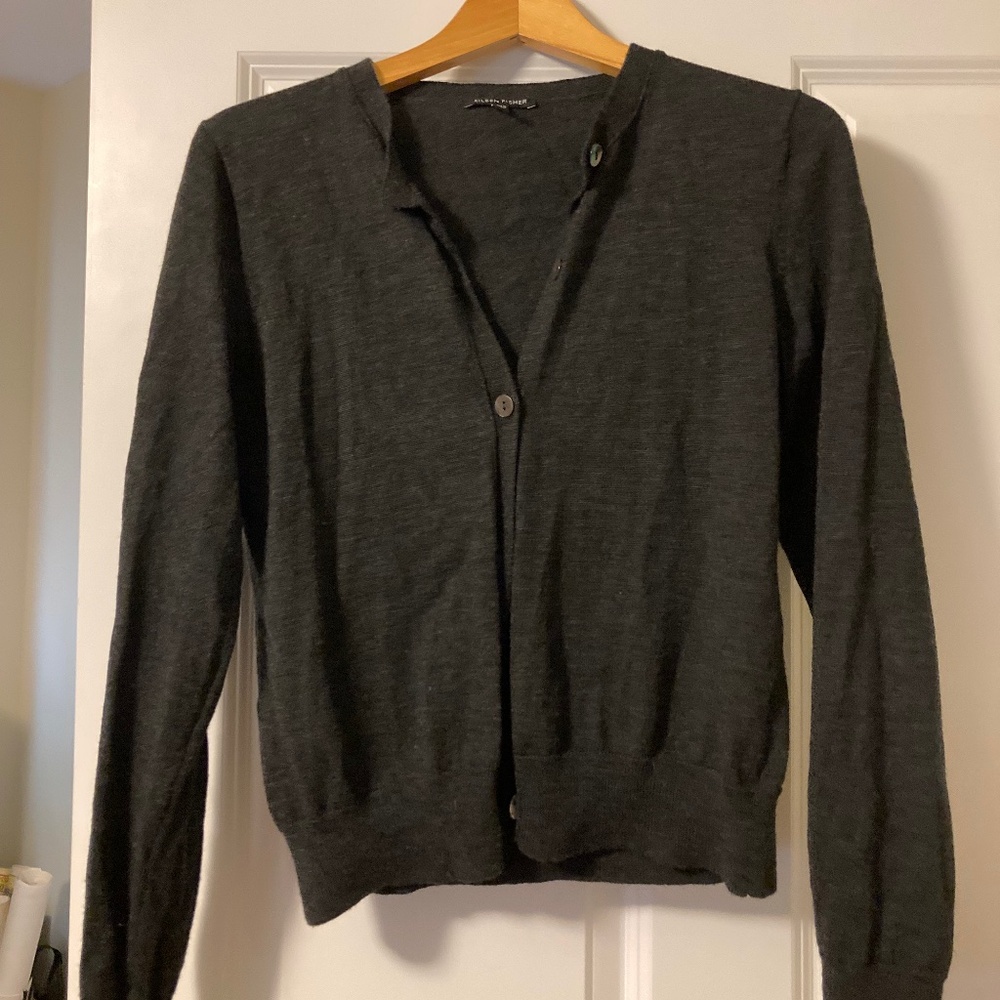 Eileen Fisher merino wool cardigan